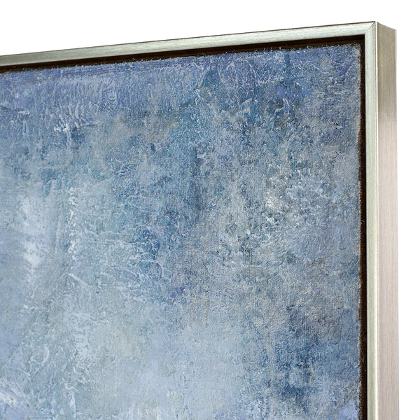 Windswept Heavy Textured Framed Canvas Wall Art 80x120cm
