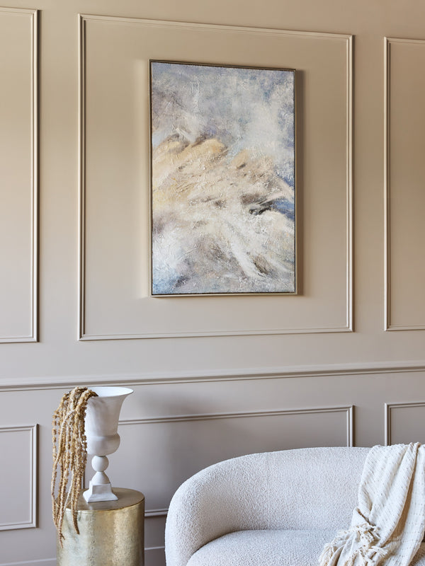 Windswept Heavy Textured Framed Canvas Wall Art 80x120cm