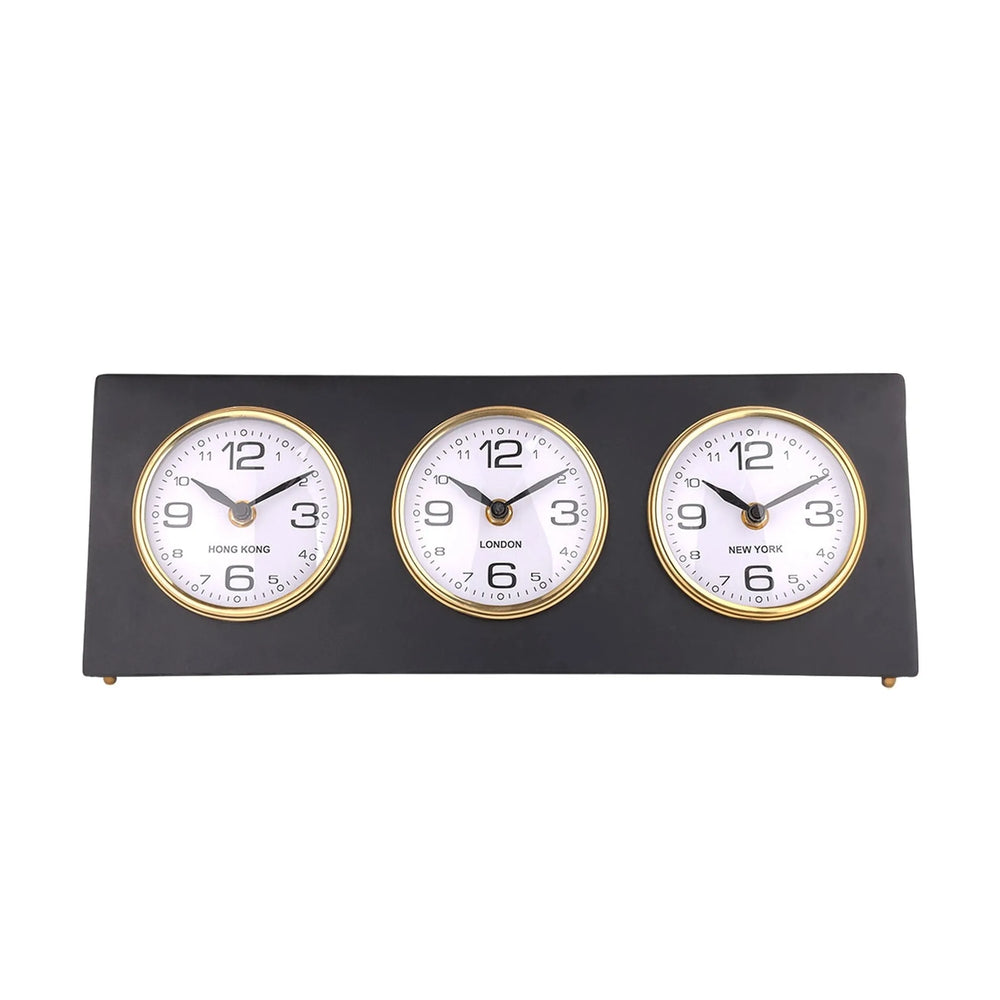 Retro World City Desk Clock