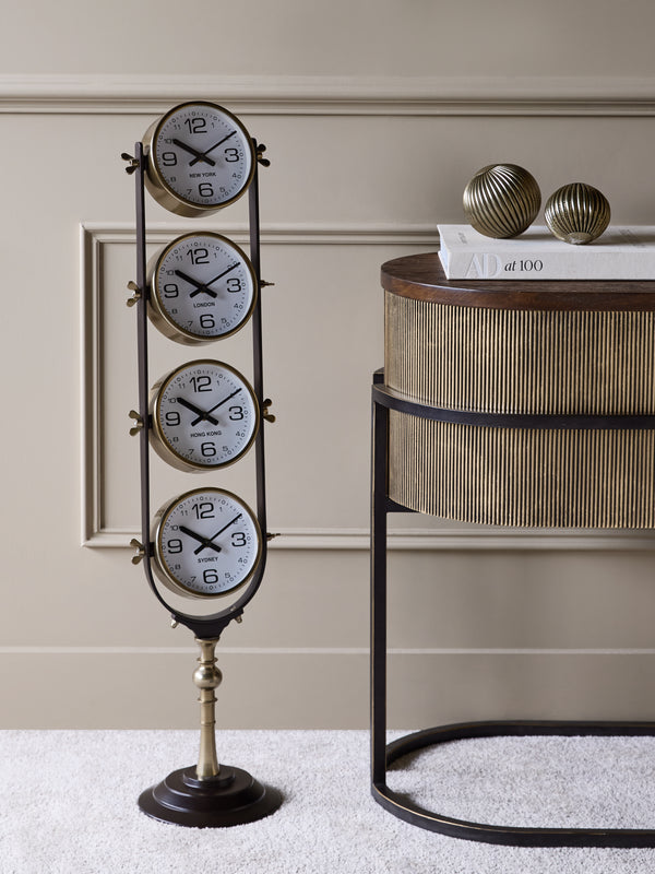 Sterling World City Floor Clock