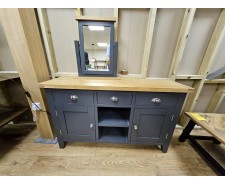 Clearance Trieste Charcoal Sideboard + Mirror