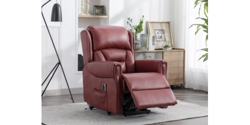 Santiago Leather Rise & Recliner Chair