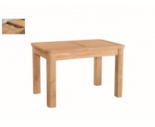 Tamworth Solid Oak / Oak Veneer 4' extension dining table (Extended) - Standard