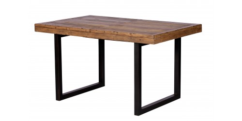     Nassau Extending 140cm - 180cm Dining Table in Solid Reclaimed Wood    