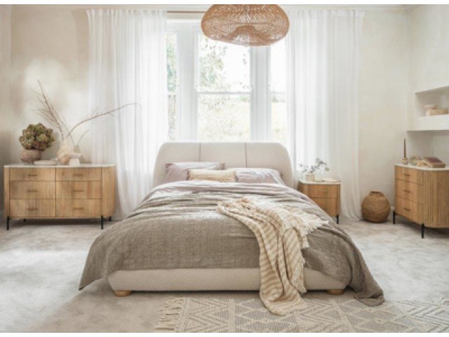 Roma Upholstered 6ft Super King Size Bed Frame