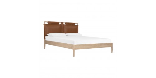 Encore 4ft6 Bed Frame with Leather Headboard