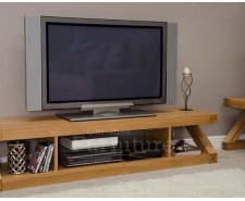 New York Solid Oak Furniture Large Plasma TV Unit
