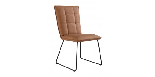 Iyla Faux Leather Dining Chair Tan    