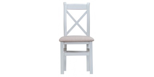       Trieste Painted Cross-Back Dining Chair (Padded Seat)      