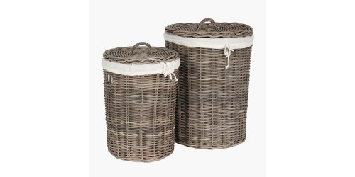 S/2 Linen Baskets 