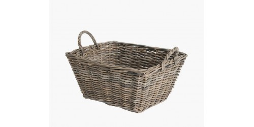 Wicker Rectangular Storage Basket 