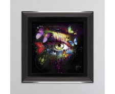 Butterfly Eye Framed Wall Art 55x55cm