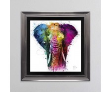 Africa Elephant Framed Wall Art 85x85cm