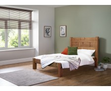 Newton 3ft Single Wooden Bed Frame - Low Foot End