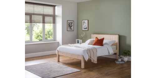 Okehampton 4ft6 Double Wooden Bed Frame with Low Foot End