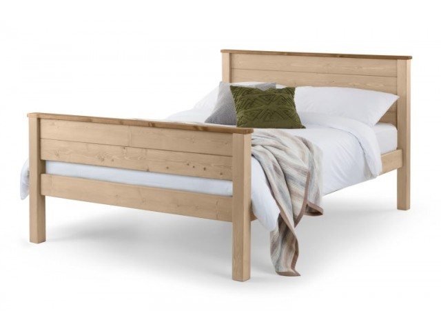 Paignton 3ft Single Wooden Bed Frame - High Foot End