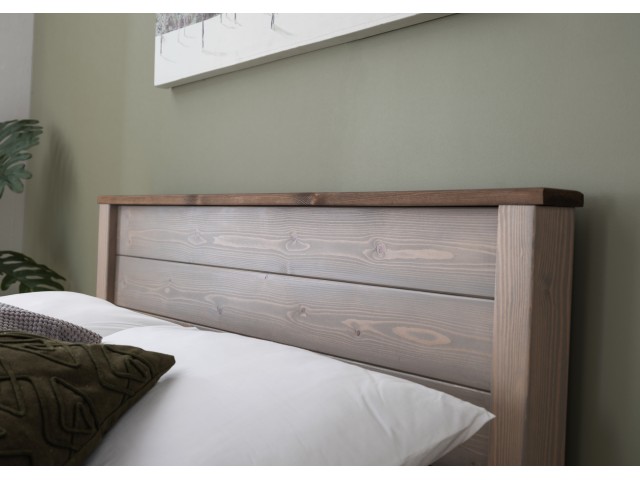 Paignton 4ft6 Double Wooden Bed Frame - High Foot End