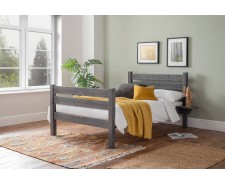 Woodbury Plus 3ft Wooden Single High Foot End Bed Frame