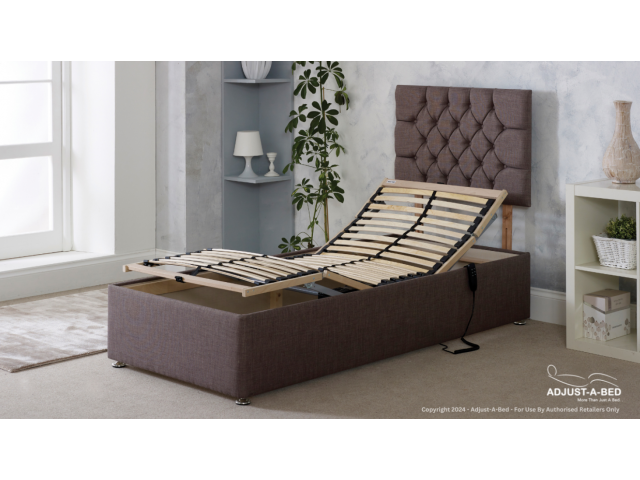 Adjust-a-bed 3ft6 Large Single Trilogy Adjustable Bed