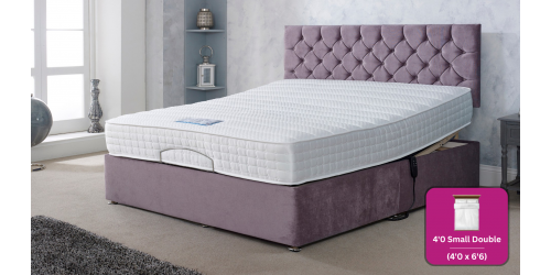 Adjust-a-bed 4ft Small Double Gel-Flex 1000 Adjustable Bed