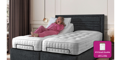 Adjust-a-bed 4ft Small Double Grandeur Natural 5000 Adjustable Bed