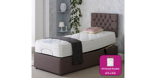 Adjust-a-bed 4ft Small Double Linden Adjustable Bed