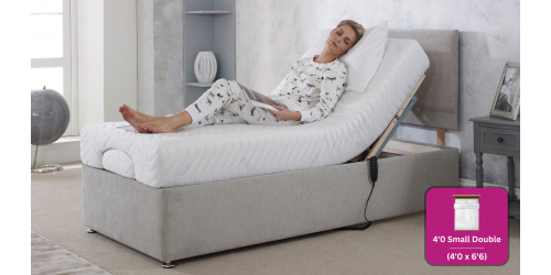 Adjust-a-bed 4ft Small Double Ortho Memory Adjustable Bed