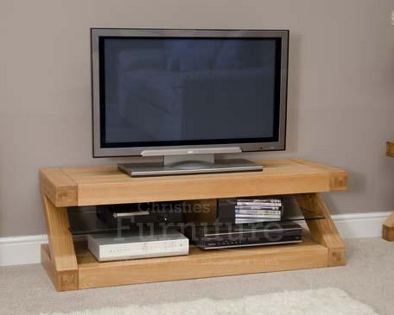 New York Solid Oak Furniture Plasma TV Unit