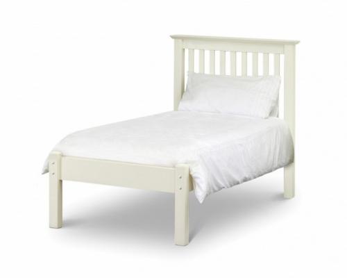 Madrid Stone White 3ft Low Footend Bed Frame