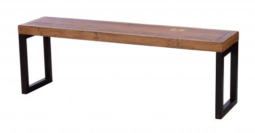      Nassau 140cm Bench  in Solid Reclaimed Wood     
