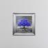  Navy Cherry Tree Framed Wall Art 55x55cm      