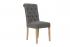 Boston Fabric Chair Dark Grey 