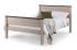 Paignton 5ft King Wooden Bed Frame - High Foot End