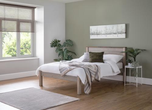 Paignton 6ft Super King Size Wooden Bed Frame - Low Foot End