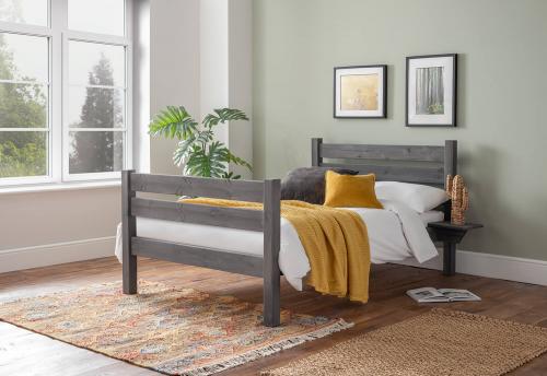 Woodbury Plus 3ft Wooden Single High Foot End Bed Frame